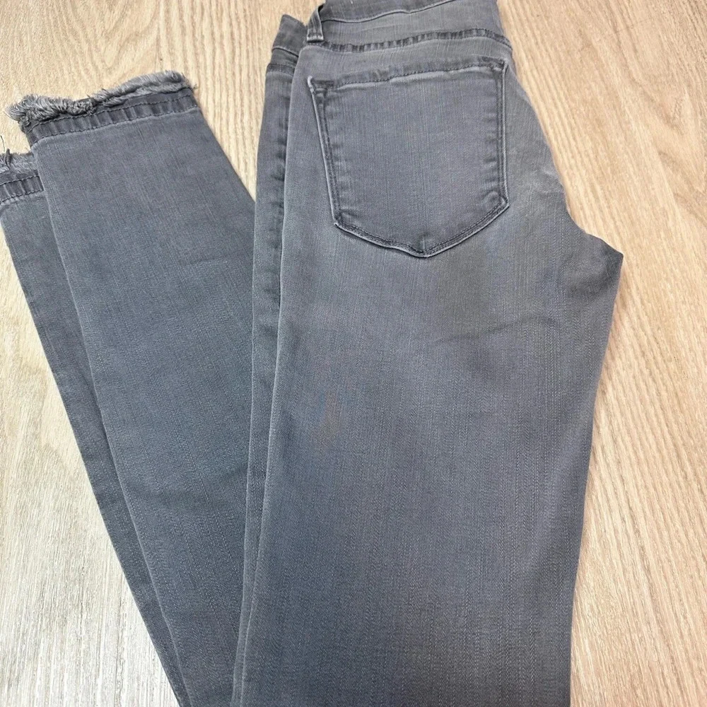 FRAME Le Skinny De Jeanne Grey Jeans - Picture 5 of 8